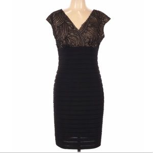 Adrianna Papell Black Bodycon Dress